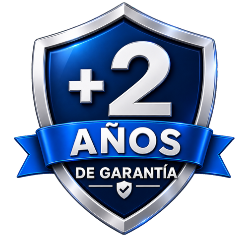 Garantía ampliada por 2 años